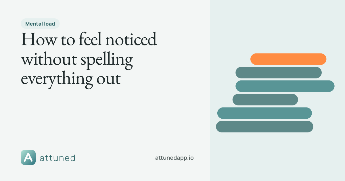 Share card: How to feel noticed without spelling everything out
