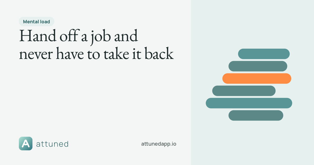 Share card: Hand off a job and never have to take it back